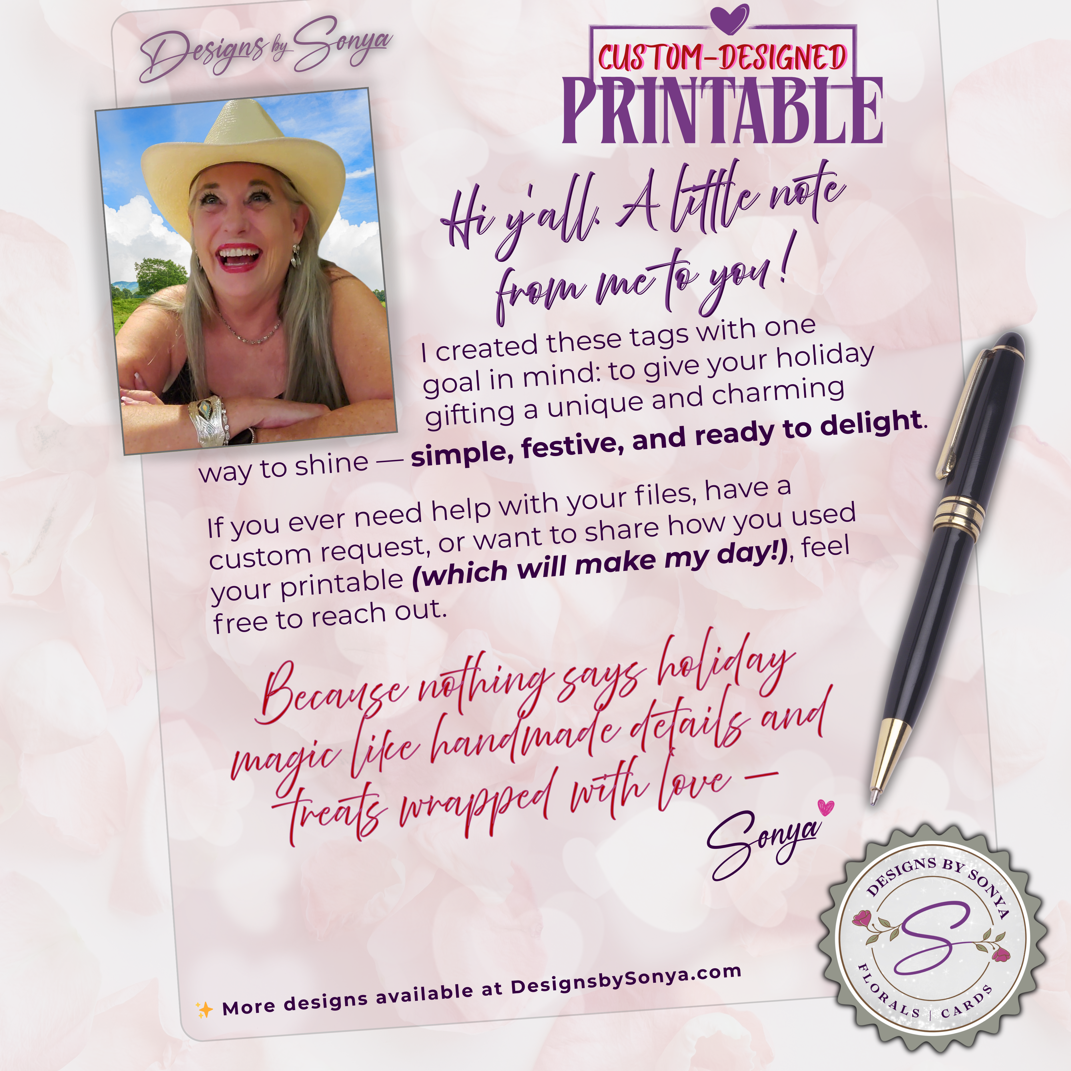 Valentine’s Day Printable Gift Tag – Cute Purple Car & Hearts – 2x3 Treat Bag Tag for Classroom Gifts, Teachers, Kids, Neighbors, DIY Valentine