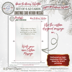 Engine 37 Firetruck Printable Christmas Note Cards | Set of 6 A2 - 5.5"x4.25"| Honor the Firefighter and First Responder Heroes