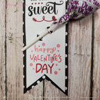 Classroom Valentine Bookmark Treat Holders Set of 6 – “A Little Treat for Someone Sweet” – Easy DIY School Valentines Party Favor