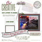 EMS Appreciation Card Printable, EMT Thank You Card A2, Always Answering the Call, Paramedic Thank You Printable