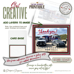 Police Fire EMS Thank You Card Printable A2 – First Responder Appreciation Card – Always Answering the Call Emergency Services Card