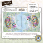 Jesus Teaching Disciples Easter Candy Bar Wrapper Printable – Faith Based Chocolate Wrap for 1.55 oz Bars – Religious Spring Party Favor - Easter Basket