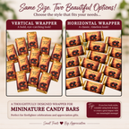 Firefighter Thank You Treats | Printable Mini Candy Bar Wrappers for Fire Department Appreciation