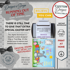 Custom Designed Easter Bunny Chip or Treat Bag | Classroom Party Favor | Simple | Unique | Teacher Gift | Instant Download | Print at Home