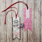 Classroom Valentine Bookmark Treat Holders Set of 6 – “A Little Treat for Someone Sweet” – Easy DIY School Valentines Party Favor