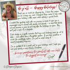 Gingerbread Christmas Printable Card • A2 (4.25" x 5.5") Folded Holiday Greeting Note Card • Oh Snap Design • Christmas Stationery