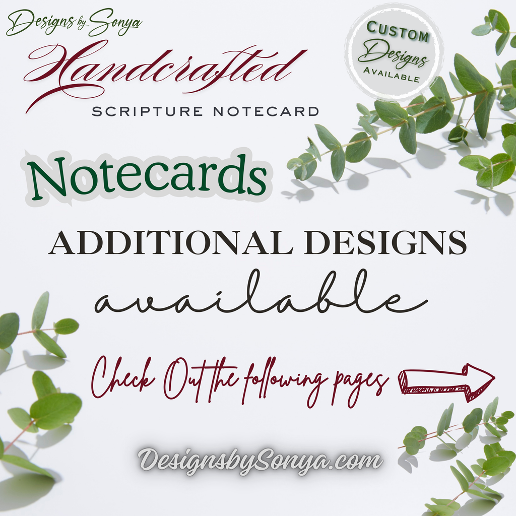 Handcrafted Christian Notecard – Blush Cherry Blossom Card – Mark 5:36 “Just Believe” – A2 Blank Scripture Encouragement Card – Faith Stationery