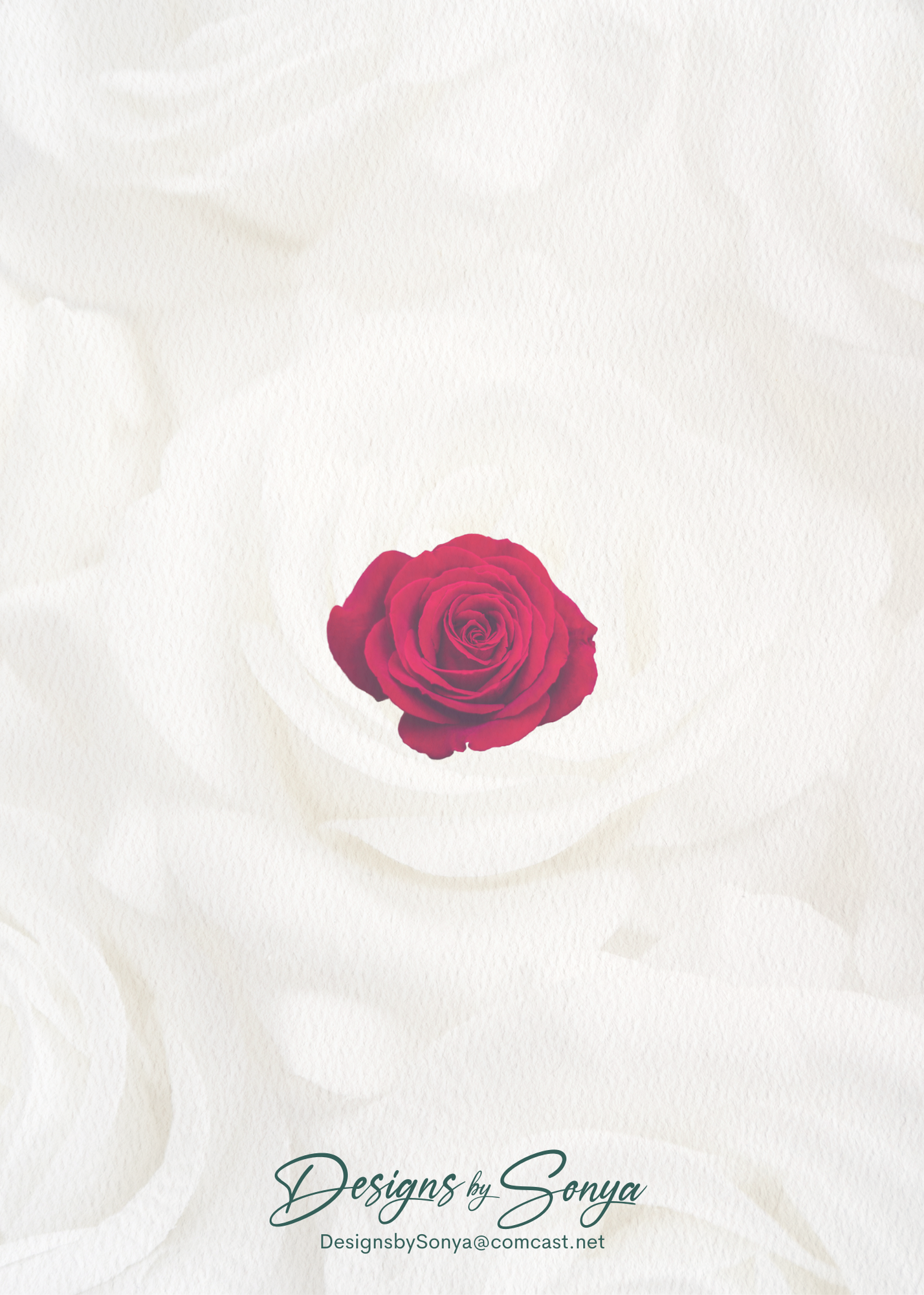 A Mother's Love | Custom Designed | 5 x 7 Printable Greeting Card | Matching Envelope Included | Instant Download | Print from Home