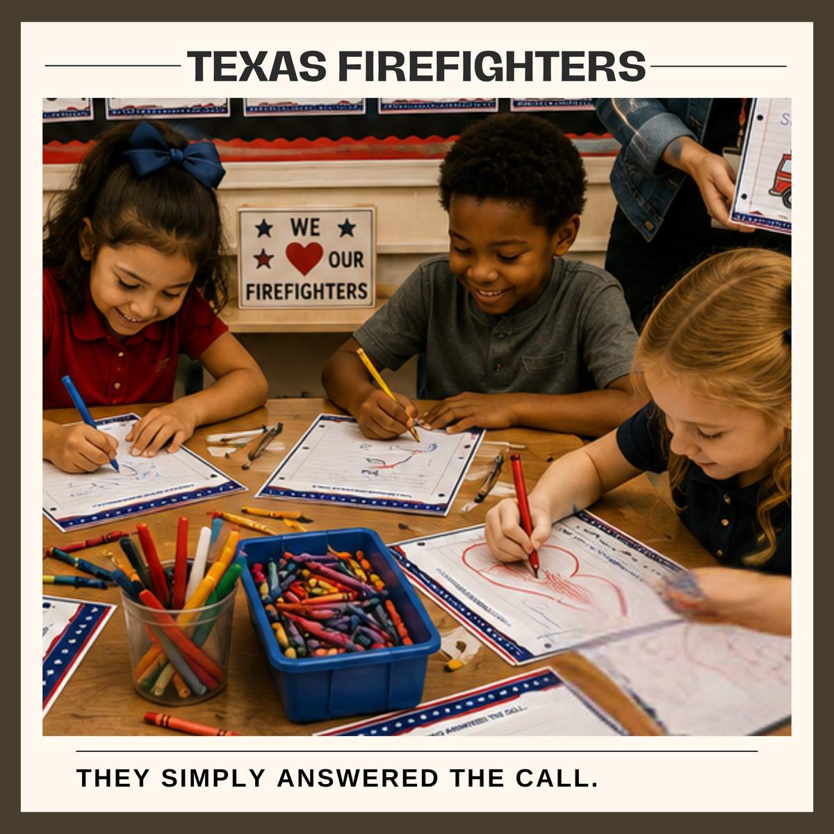 FREE Wildfire Firefighter Thank You Page| Printable First Responder Appreciation Activity | Write the Note