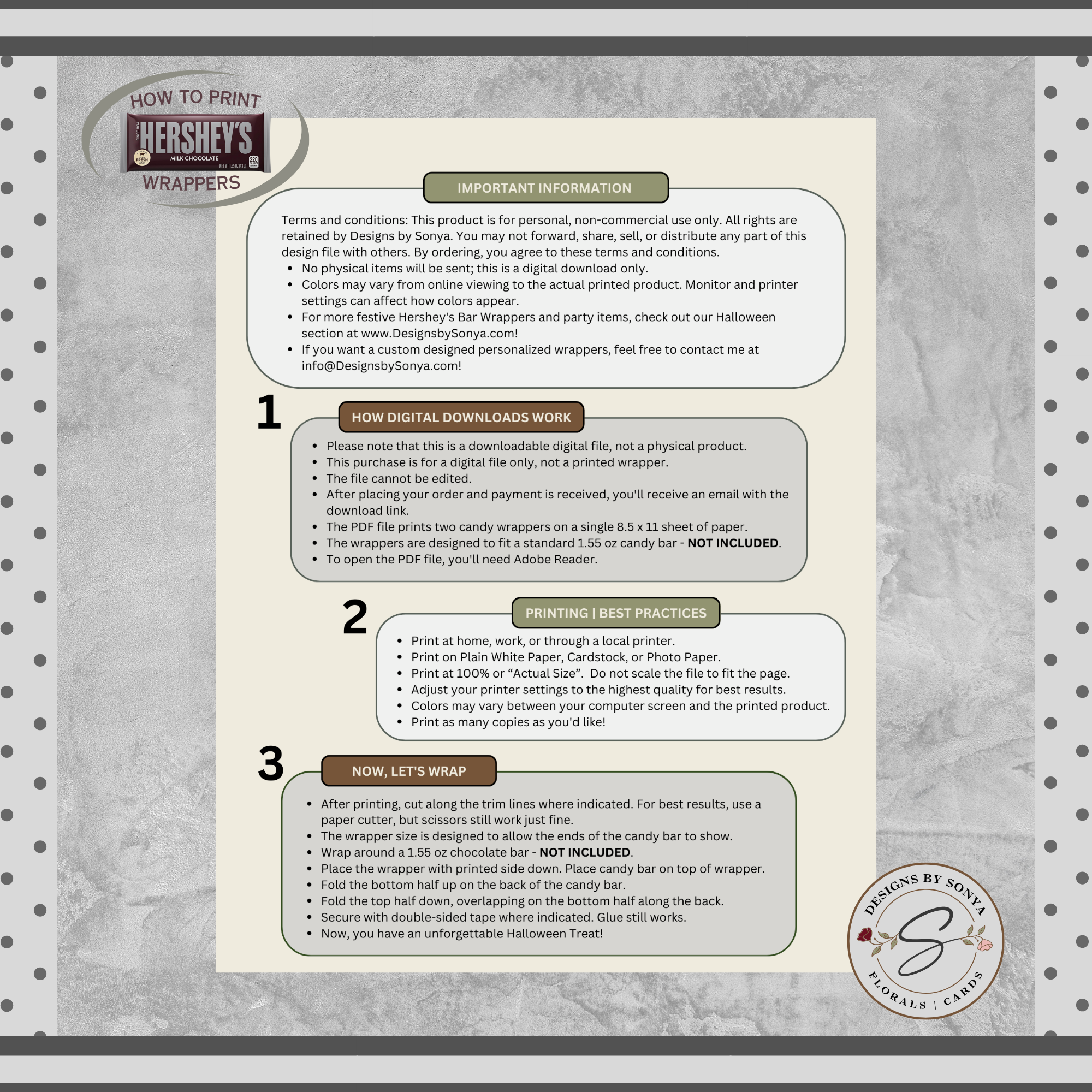 Halloween Gnomes & Spooky Truck Wrapper | Instant Download for Party Favors | Printable Fits 1.55 oz Milk Chocolate Candy Bar