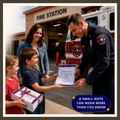 FREE First Responder Thank You Page | Stars Printable Appreciation Writing Activity | Write the Note