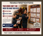 Texas Firefighter Thank You Writing Page | Free Printable