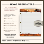 FREE Firefighter Thank You Page | Firetruck Printable Appreciation Writing Activity for Kids | Write the Note