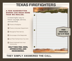 FREE Wildfire Firefighter Thank You Page, Printable First Responder Appreciation Activity