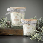 Vance Kitira Frosted Pine Scented Soy Candle | Crafted with Real Pine Needles | Eco-Friendly 30 Hour Clean Burning