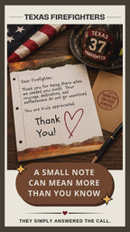 FREE Firefighter Thank You Page | Firetruck Printable Appreciation Writing Activity for Kids | Write the Note